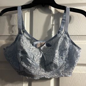 Light blue lace bra